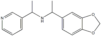 [1-(2H-1,3-benzodioxol-5-yl)ethyl][1-(pyridin-3-yl)ethyl]amine Struktur