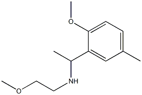 [1-(2-methoxy-5-methylphenyl)ethyl](2-methoxyethyl)amine Struktur