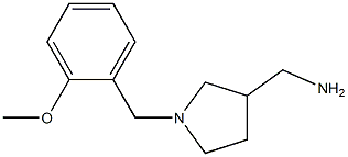 [1-(2-methoxybenzyl)pyrrolidin-3-yl]methylamine Struktur