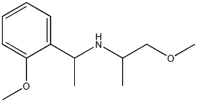 [1-(2-methoxyphenyl)ethyl](1-methoxypropan-2-yl)amine Struktur