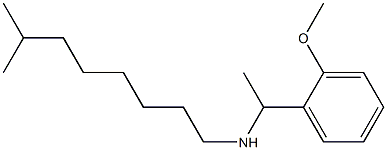 [1-(2-methoxyphenyl)ethyl](7-methyloctyl)amine Struktur