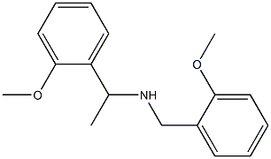 [1-(2-methoxyphenyl)ethyl][(2-methoxyphenyl)methyl]amine Struktur