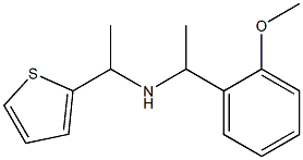 [1-(2-methoxyphenyl)ethyl][1-(thiophen-2-yl)ethyl]amine Struktur