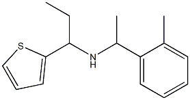 [1-(2-methylphenyl)ethyl][1-(thiophen-2-yl)propyl]amine Struktur