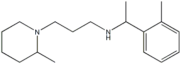 [1-(2-methylphenyl)ethyl][3-(2-methylpiperidin-1-yl)propyl]amine Struktur