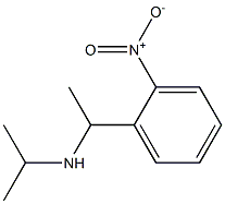 [1-(2-nitrophenyl)ethyl](propan-2-yl)amine Struktur