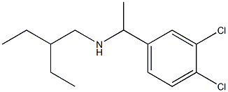 [1-(3,4-dichlorophenyl)ethyl](2-ethylbutyl)amine Struktur