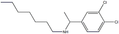 [1-(3,4-dichlorophenyl)ethyl](heptyl)amine Struktur