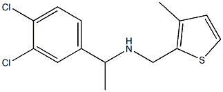 [1-(3,4-dichlorophenyl)ethyl][(3-methylthiophen-2-yl)methyl]amine Struktur