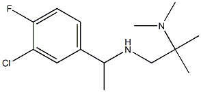 [1-(3-chloro-4-fluorophenyl)ethyl][2-(dimethylamino)-2-methylpropyl]amine Struktur