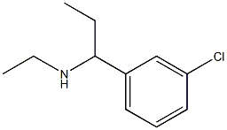 [1-(3-chlorophenyl)propyl](ethyl)amine Struktur