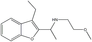 [1-(3-ethyl-1-benzofuran-2-yl)ethyl](2-methoxyethyl)amine Struktur