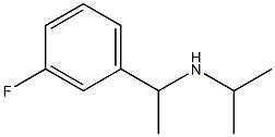 [1-(3-fluorophenyl)ethyl](propan-2-yl)amine Struktur