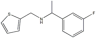 [1-(3-fluorophenyl)ethyl](thiophen-2-ylmethyl)amine Struktur