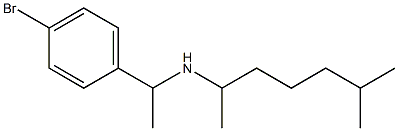 [1-(4-bromophenyl)ethyl](6-methylheptan-2-yl)amine Struktur