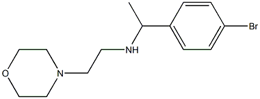 [1-(4-bromophenyl)ethyl][2-(morpholin-4-yl)ethyl]amine Struktur