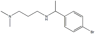 [1-(4-bromophenyl)ethyl][3-(dimethylamino)propyl]amine Struktur