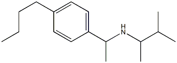 [1-(4-butylphenyl)ethyl](3-methylbutan-2-yl)amine Struktur