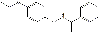 [1-(4-ethoxyphenyl)ethyl](1-phenylethyl)amine Struktur