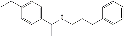 [1-(4-ethylphenyl)ethyl](3-phenylpropyl)amine Struktur