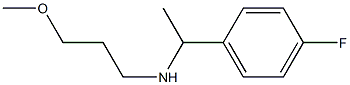 [1-(4-fluorophenyl)ethyl](3-methoxypropyl)amine Struktur