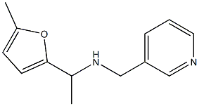 [1-(5-methylfuran-2-yl)ethyl](pyridin-3-ylmethyl)amine Struktur