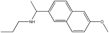 [1-(6-methoxynaphthalen-2-yl)ethyl](propyl)amine Struktur