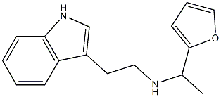 [1-(furan-2-yl)ethyl][2-(1H-indol-3-yl)ethyl]amine Struktur