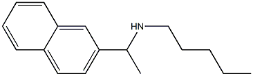 [1-(naphthalen-2-yl)ethyl](pentyl)amine Struktur