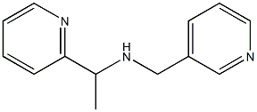 [1-(pyridin-2-yl)ethyl](pyridin-3-ylmethyl)amine Struktur