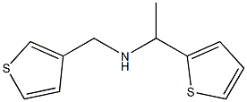 [1-(thiophen-2-yl)ethyl](thiophen-3-ylmethyl)amine Struktur