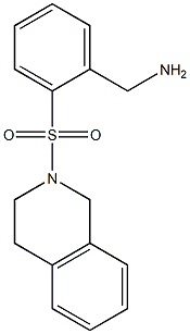 [2-(1,2,3,4-tetrahydroisoquinoline-2-sulfonyl)phenyl]methanamine Struktur