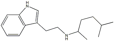 [2-(1H-indol-3-yl)ethyl](5-methylhexan-2-yl)amine Struktur