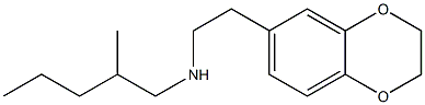 [2-(2,3-dihydro-1,4-benzodioxin-6-yl)ethyl](2-methylpentyl)amine Struktur