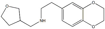 [2-(2,3-dihydro-1,4-benzodioxin-6-yl)ethyl](oxolan-3-ylmethyl)amine Struktur