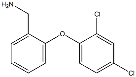 [2-(2,4-dichlorophenoxy)phenyl]methanamine Struktur