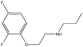 [2-(2,4-difluorophenoxy)ethyl](propyl)amine Struktur