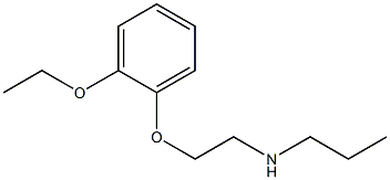 [2-(2-ethoxyphenoxy)ethyl](propyl)amine Struktur