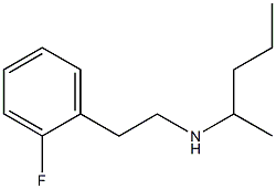 [2-(2-fluorophenyl)ethyl](pentan-2-yl)amine Struktur