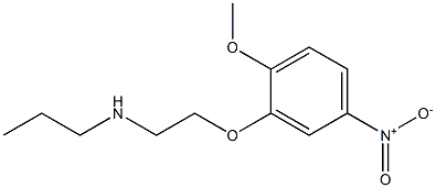 [2-(2-methoxy-5-nitrophenoxy)ethyl](propyl)amine Struktur