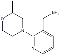 [2-(2-methylmorpholin-4-yl)pyridin-3-yl]methylamine Struktur