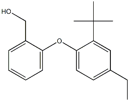 [2-(2-tert-butyl-4-ethylphenoxy)phenyl]methanol Struktur