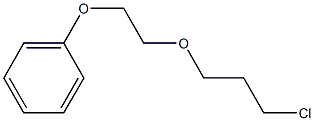 [2-(3-chloropropoxy)ethoxy]benzene Struktur