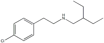 [2-(4-chlorophenyl)ethyl](2-ethylbutyl)amine Struktur