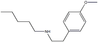 [2-(4-methoxyphenyl)ethyl](pentyl)amine Struktur