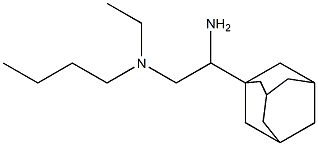 [2-(adamantan-1-yl)-2-aminoethyl](butyl)ethylamine Struktur