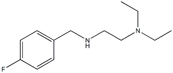 [2-(diethylamino)ethyl][(4-fluorophenyl)methyl]amine Struktur