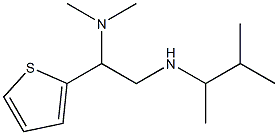 [2-(dimethylamino)-2-(thiophen-2-yl)ethyl](3-methylbutan-2-yl)amine Struktur