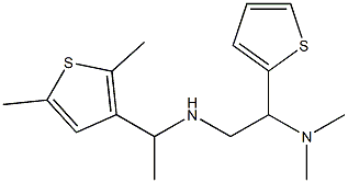 [2-(dimethylamino)-2-(thiophen-2-yl)ethyl][1-(2,5-dimethylthiophen-3-yl)ethyl]amine Struktur