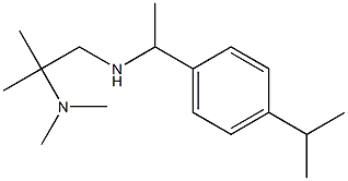 [2-(dimethylamino)-2-methylpropyl]({1-[4-(propan-2-yl)phenyl]ethyl})amine Struktur